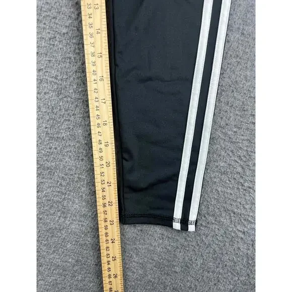 Adidas Kids Black Sweatpants with White Stripes‎ Size Medium (10-12) - Picture 9 of 9